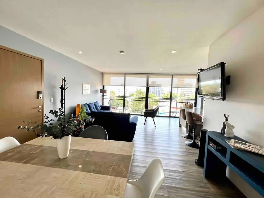 Appartamento Brand New Stylish, Chapultepec, Gym,100Mb Internet Guadalajara Messico